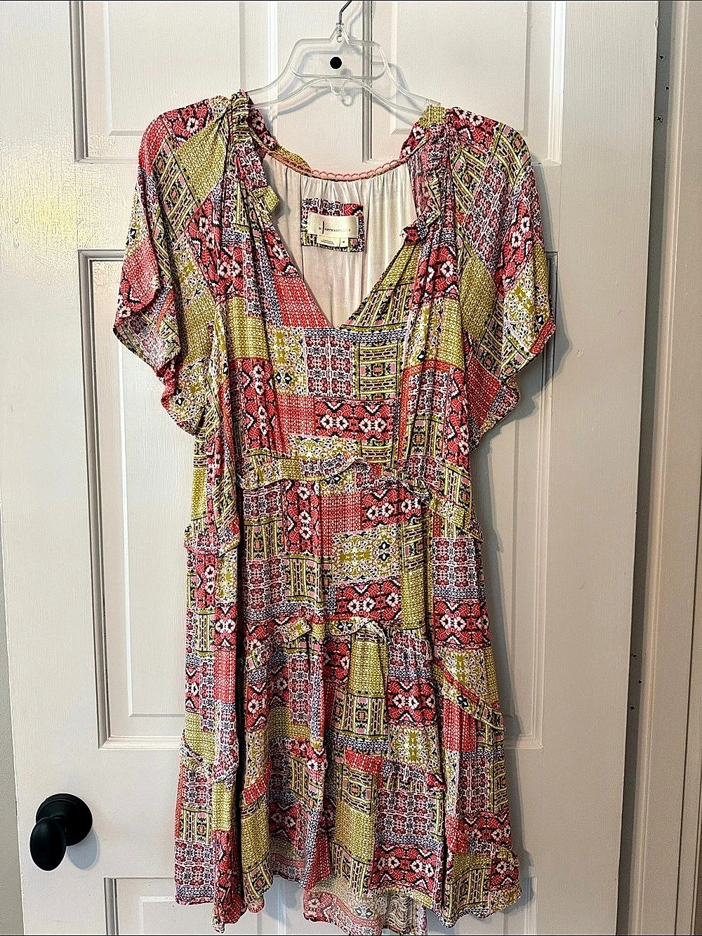 Anthropologie Printed Midi Dress Size Medium